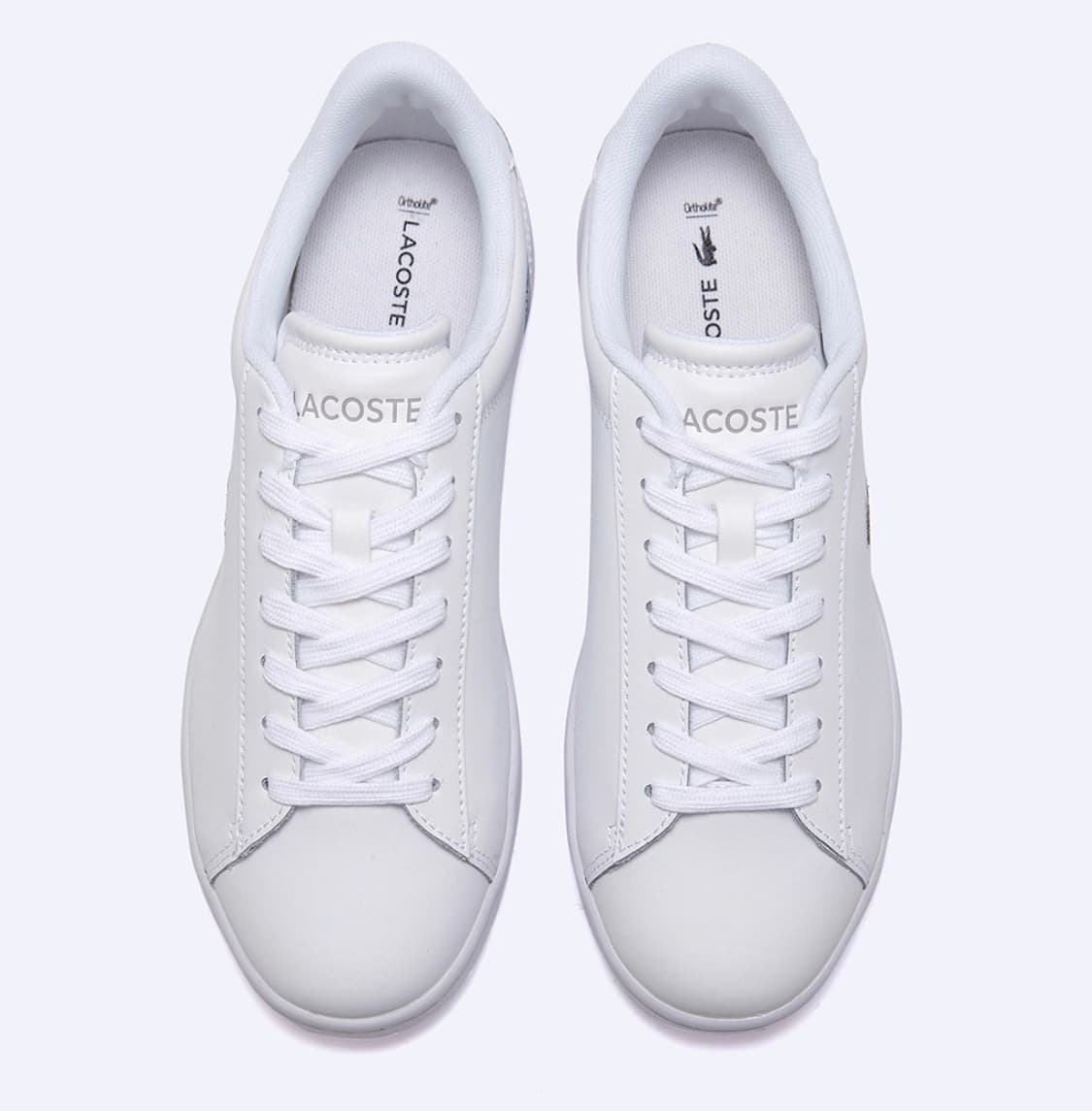 라코스테 화이트 스니커즈 여성 250 상품이미지2