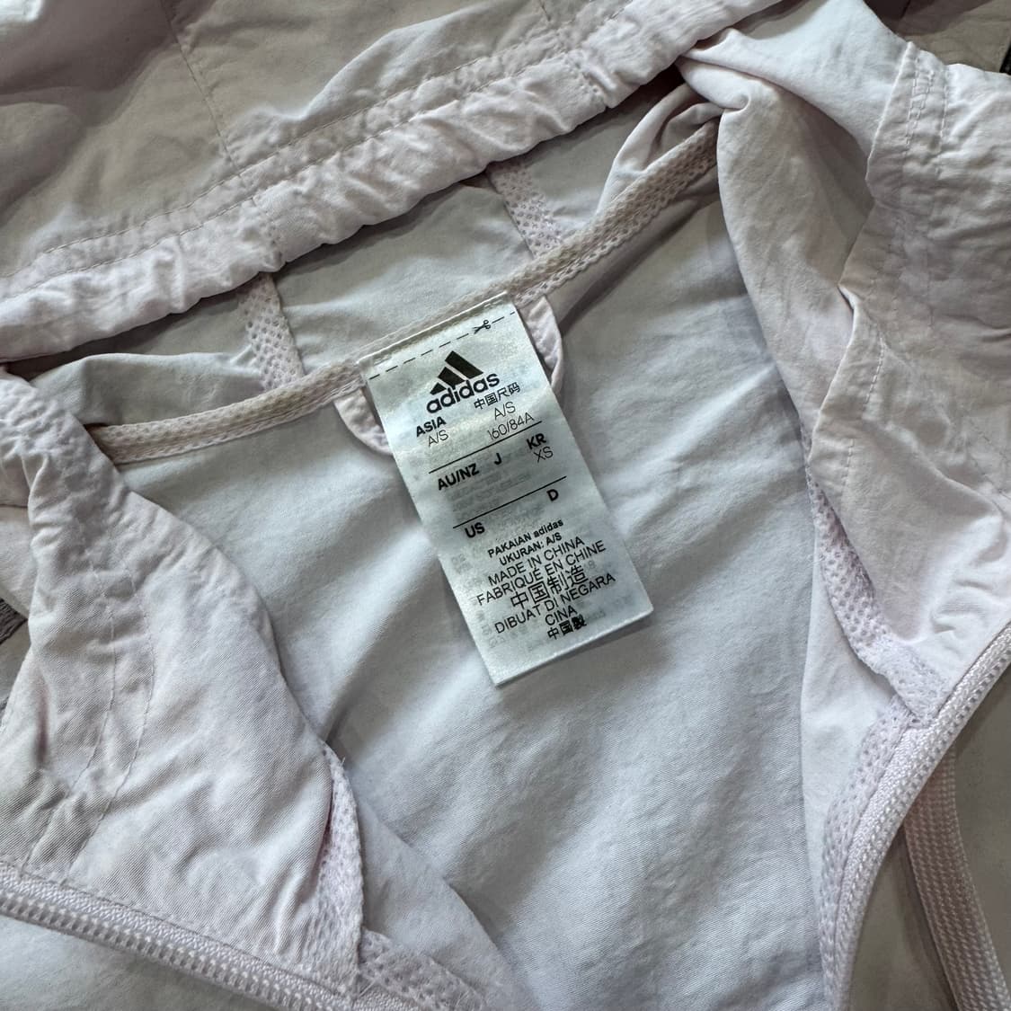 아디다스 핑크 윈드브레이커 트레이닝 자켓 상품이미지3