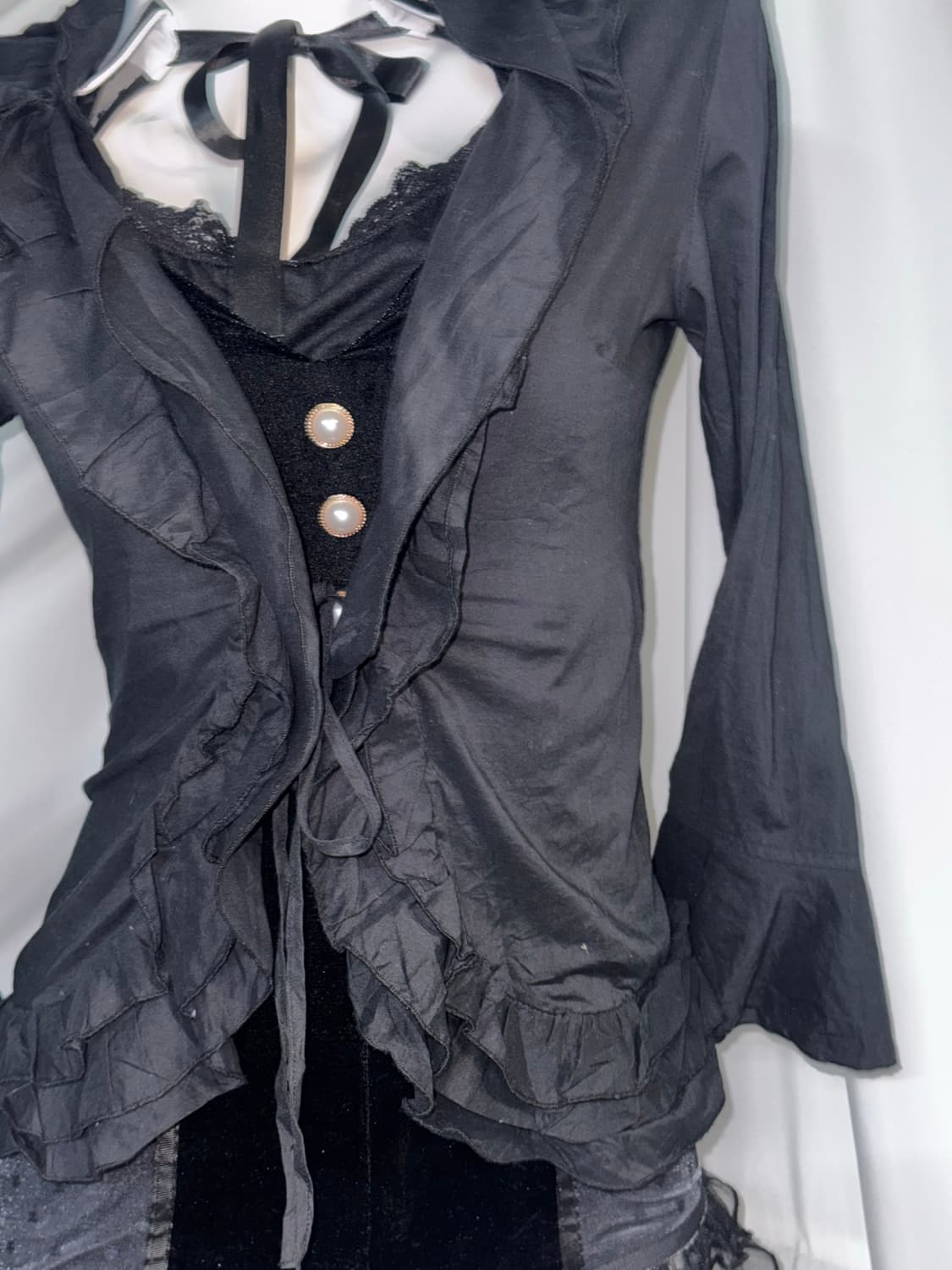 무채색 딱붙 고스고딕 데일리 로리 코디세트  상품이미지7