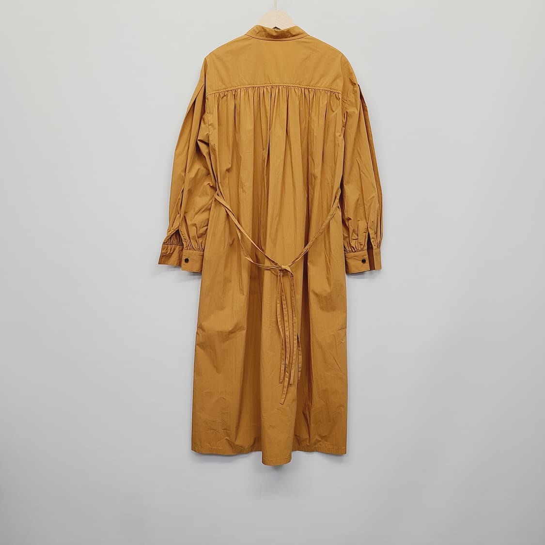 한섬 늘(NEUL) 코튼 혼방 셔츠 롱 원피스 0사이즈 상품이미지5