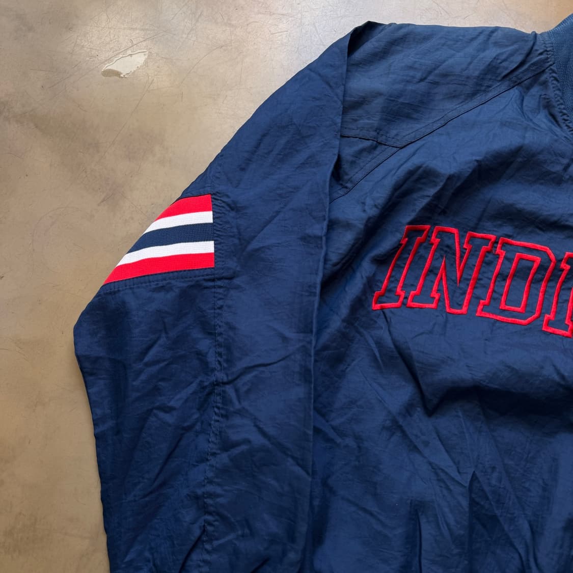 90S 프로 플레이어 클리브랜드 인디언스 스포츠 풀오버 윈드브레이커 상품이미지2