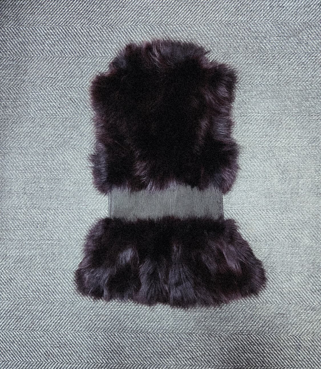 코발트바이크리스한  폭스퍼가죽 베스트 여우털조끼 66-77 상품이미지2