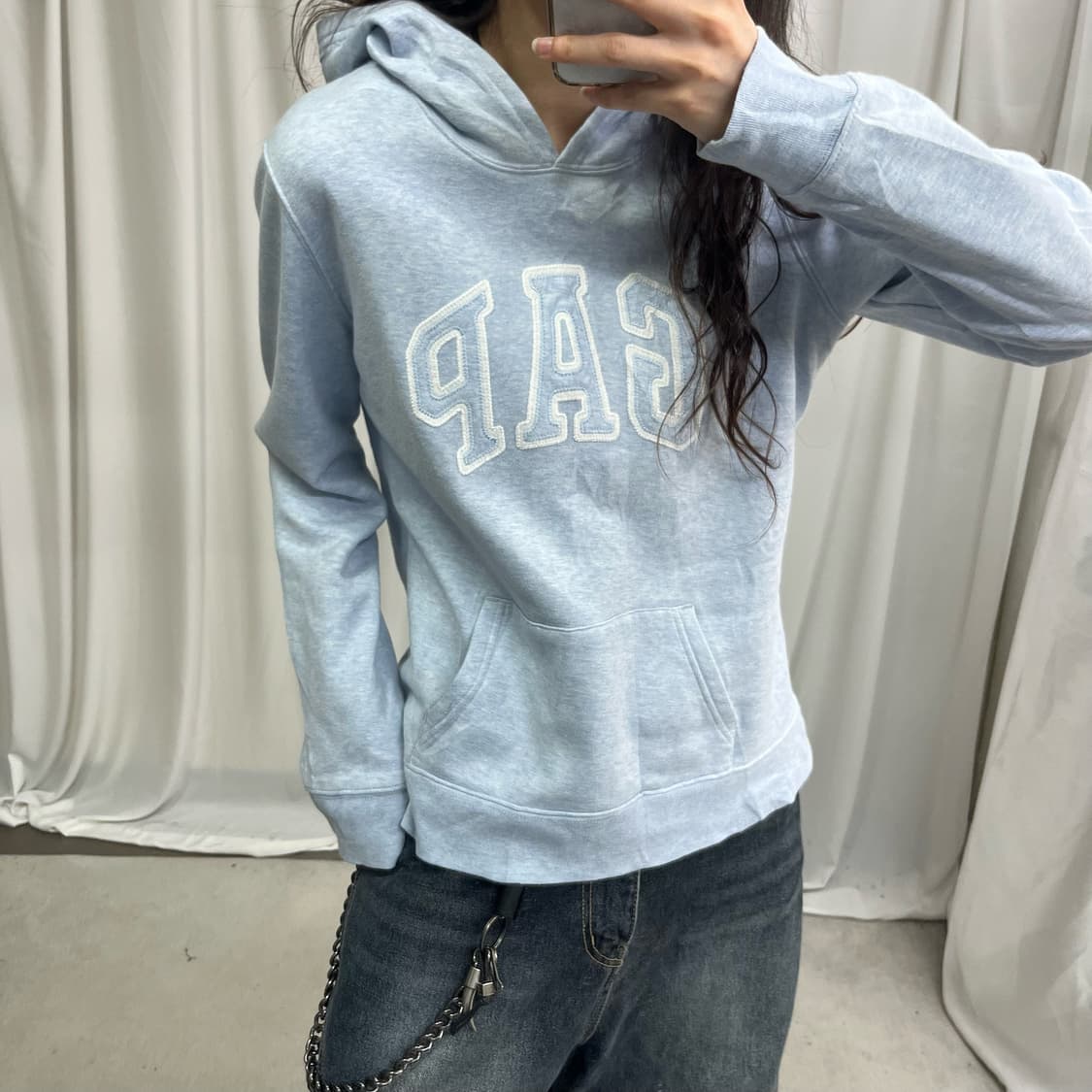 GAP skyblue hoody 상품이미지2