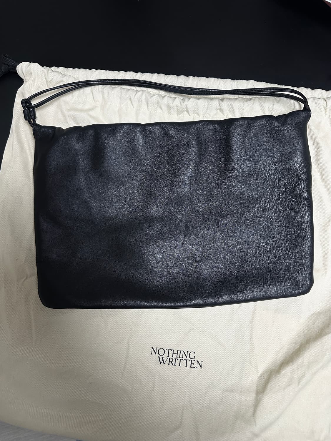 낫띵리튼 Nella strap large bag (Black) 넬라백 상품이미지6