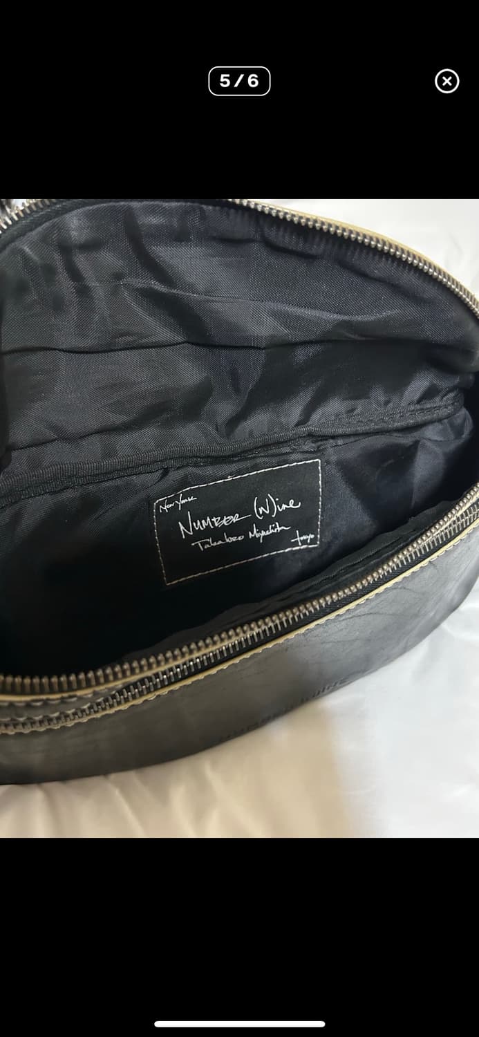 넘버나인 06aw 버팔로레더백 상품이미지5