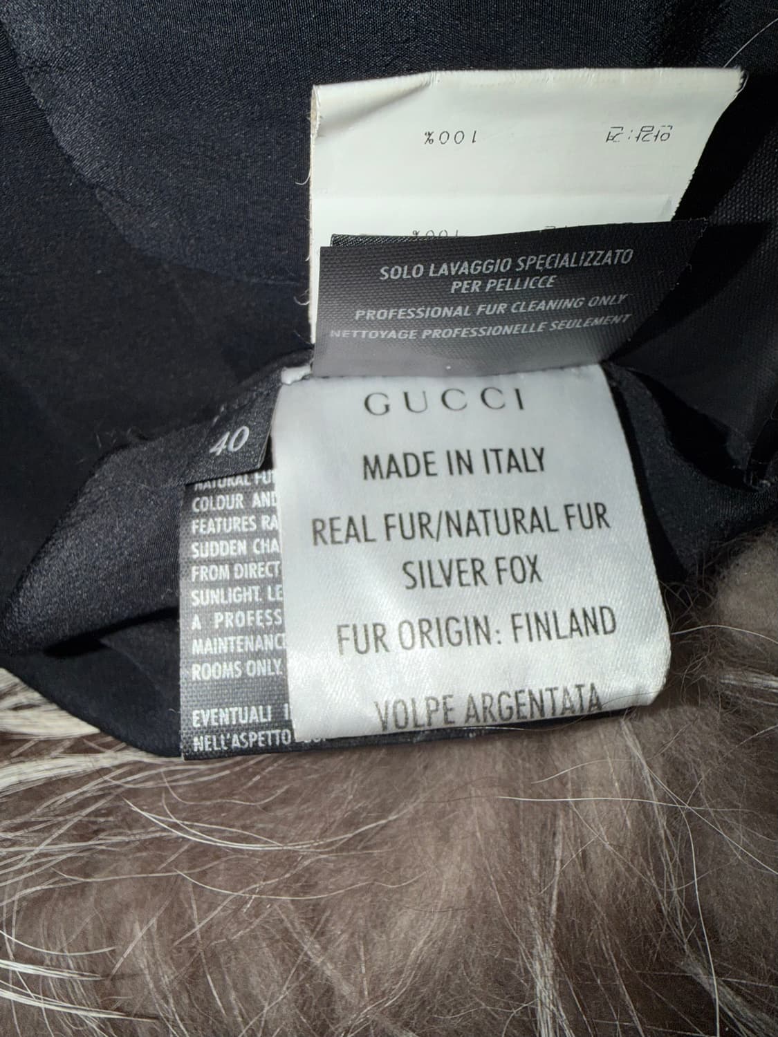 지아니니 구찌 실버 폭스 퍼자켓 상품이미지6