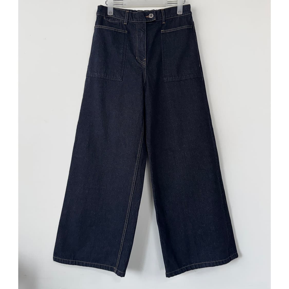 시스템 24 백 밴딩 와이드 팬츠 상품이미지1