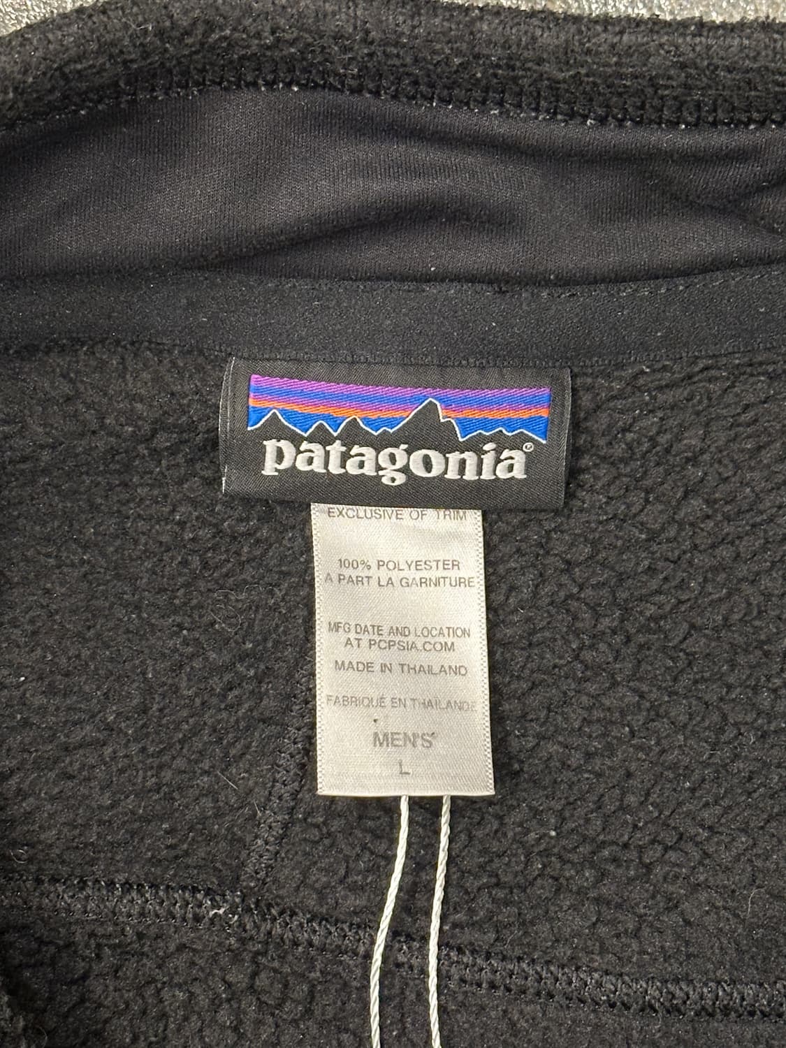 파타고니아 블랙 플리스 풀오버 L 상품이미지3