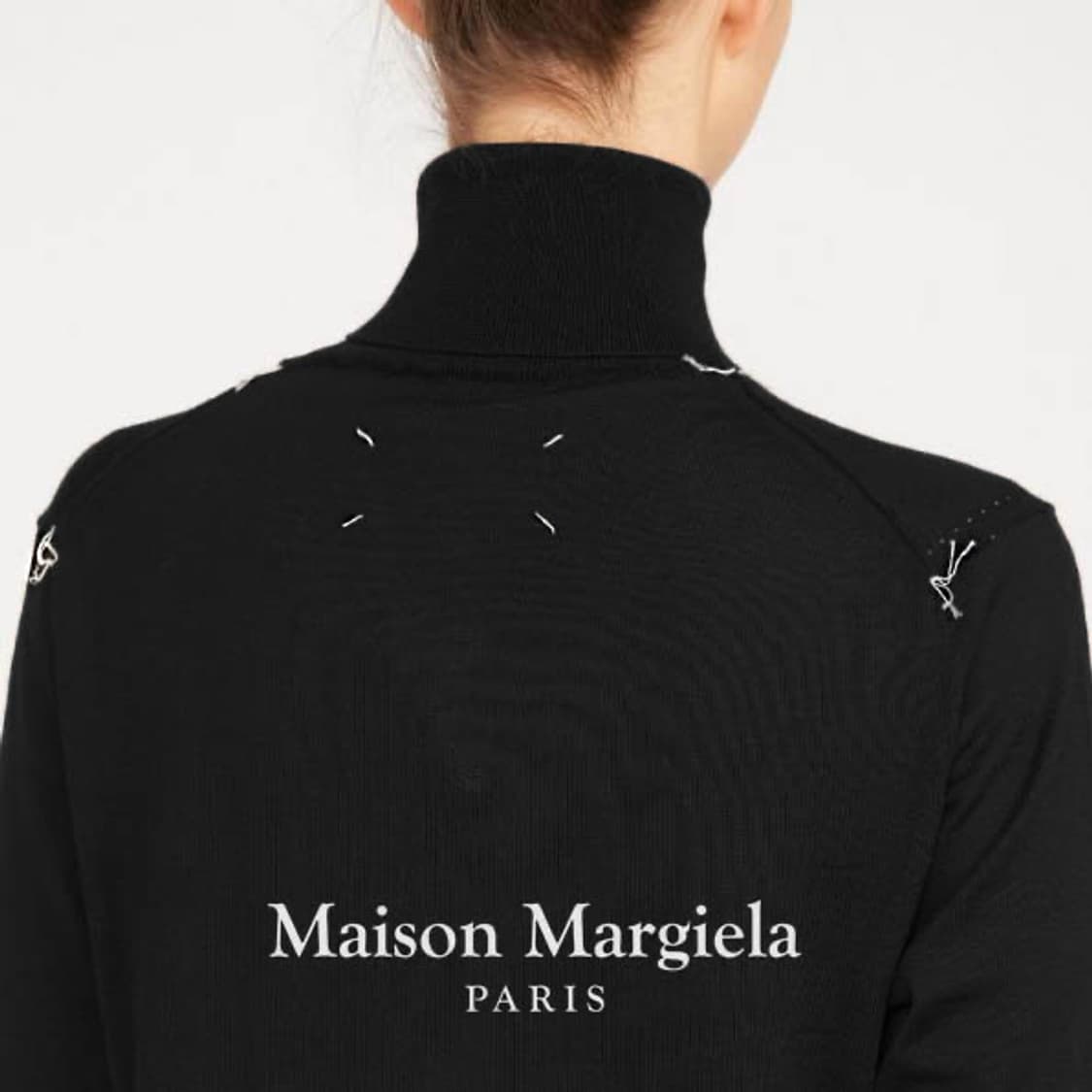 마르지엘라/스티치 라인 터틀넥 니트 상품이미지2