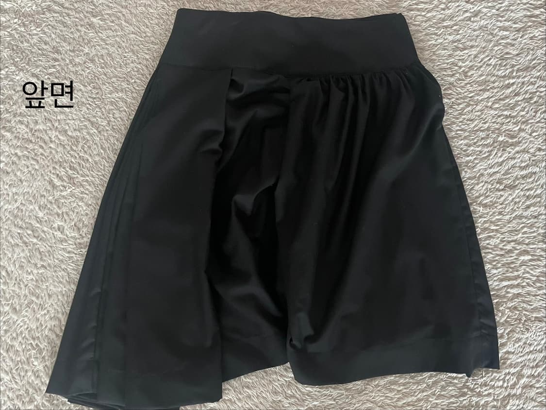 플레어업 드레이프 스커트 블랙 2사이즈 상품이미지2