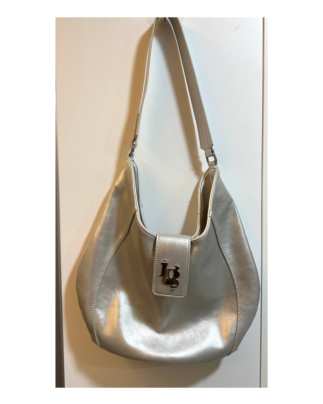 일리고 라인 호보백 실버 상품이미지3