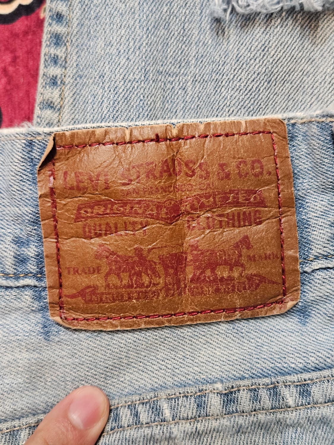 Levi’s Vintage Light Wash Denim Pants 상품이미지2