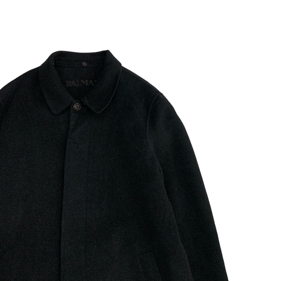 발망 Balmain 챠콜 캐시미어 코트 상품이미지2