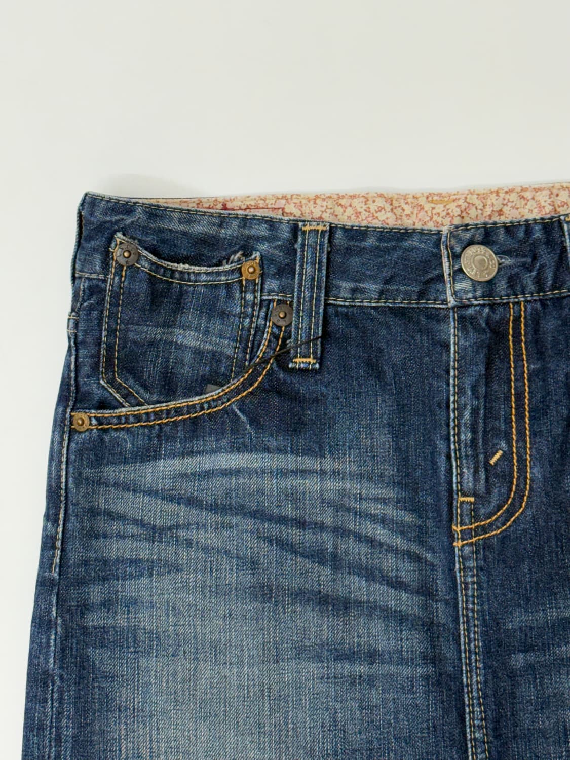 Levis 리바이스 워싱 데님 스커트 상품이미지3