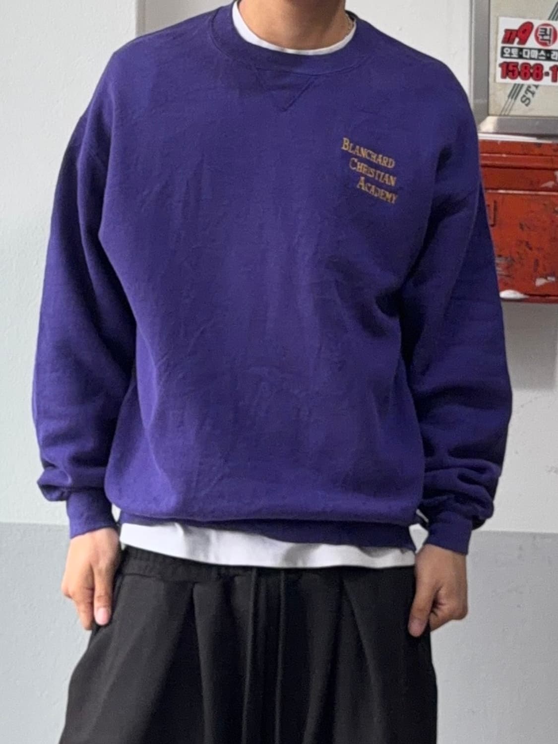 90‘s MADE IN USA 러셀 맨투맨 상품이미지1