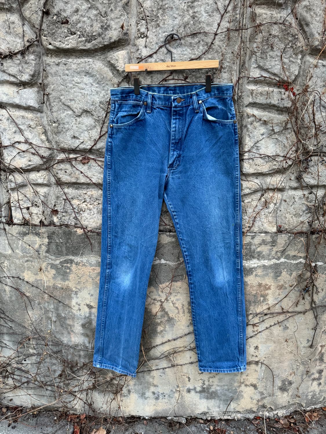 90s 랭글러 usa 빈티지 13mwz 카우보이컷 웨스턴 데님 팬츠 상품이미지1