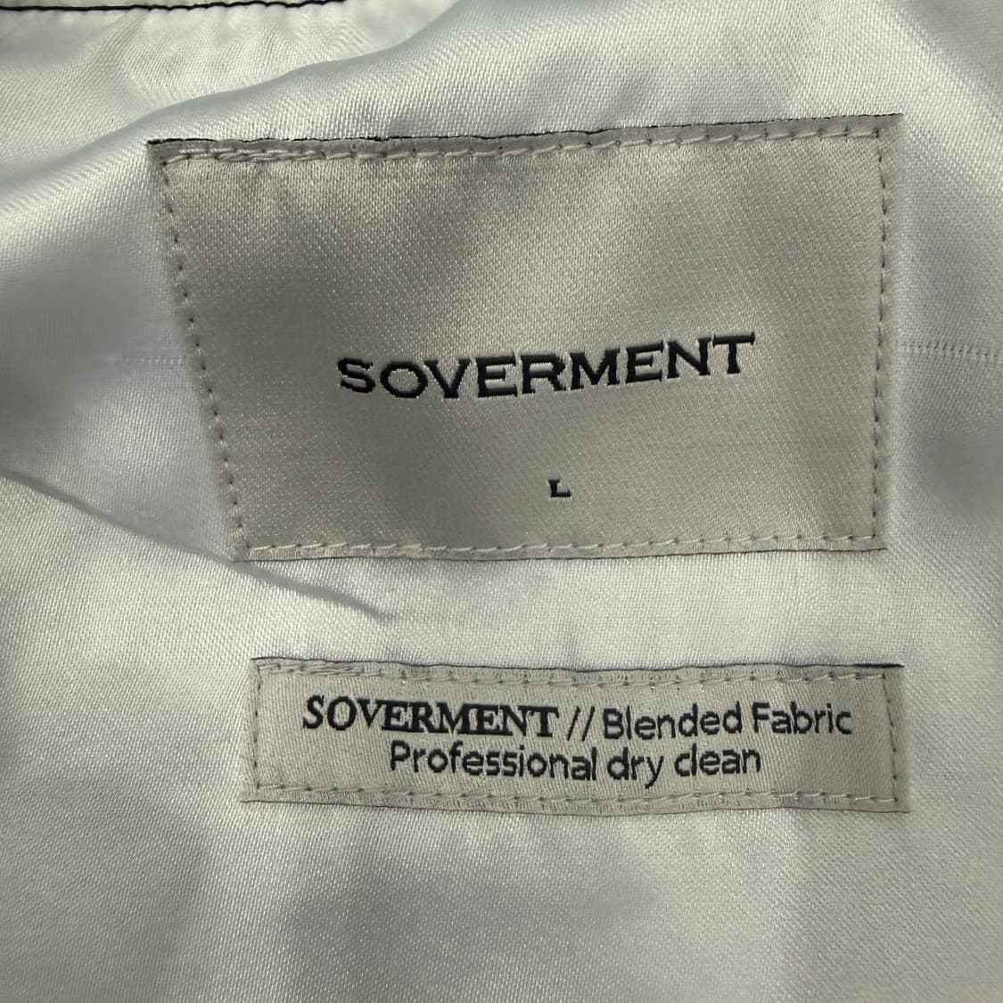 (L)소버먼트 SOVERMENT 수베니어 스카잔 자켓(2way지퍼) 상품이미지2