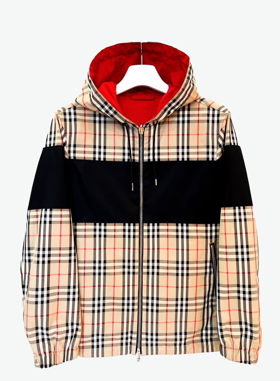 버버리 리버시블 체크 바람막이 자켓 상품이미지1