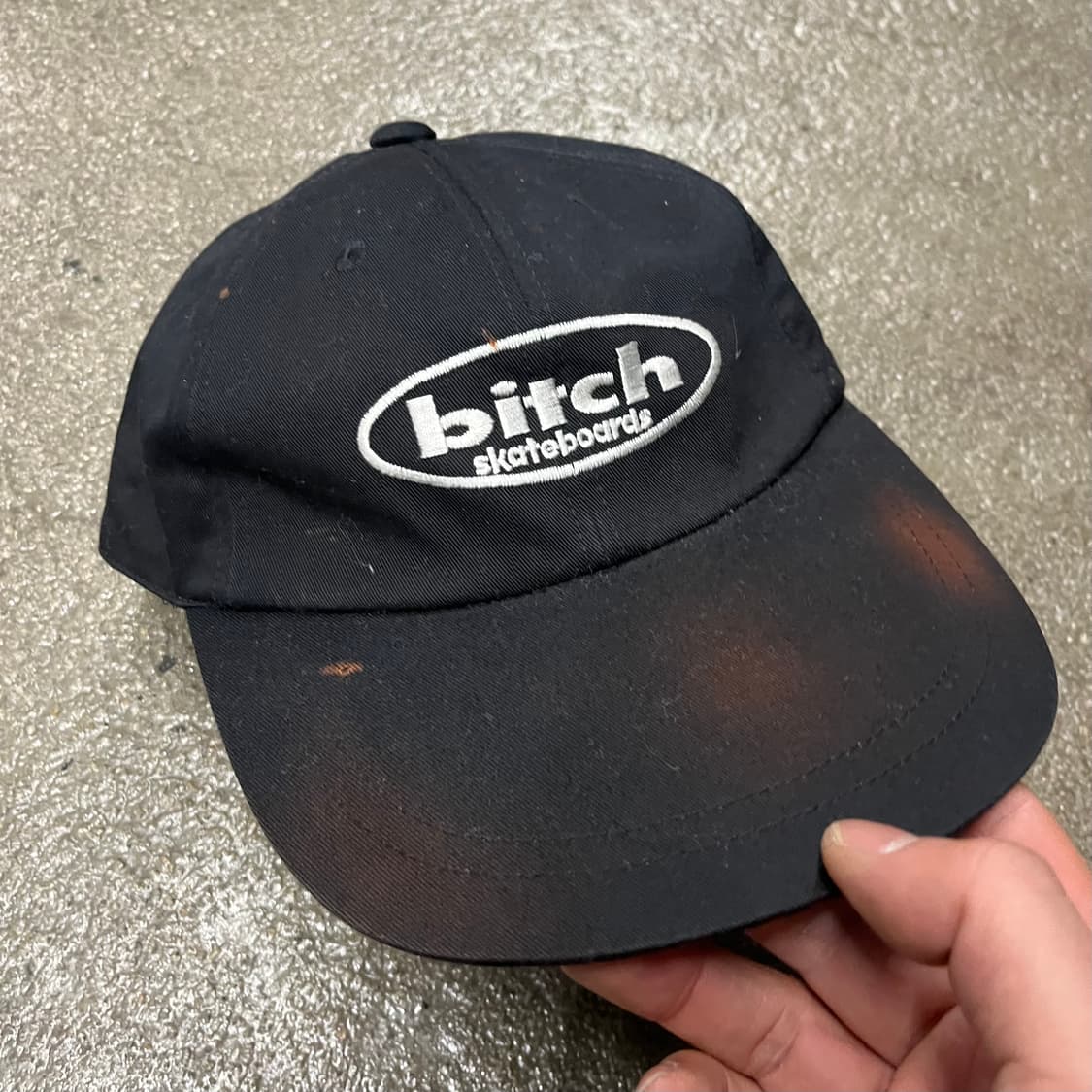 90s 비치스케이트보드 롱빌 캡 상품이미지2