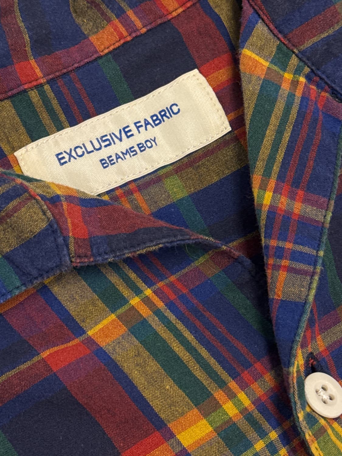 빔즈보이 체크 풀오버 셔츠 상품이미지4