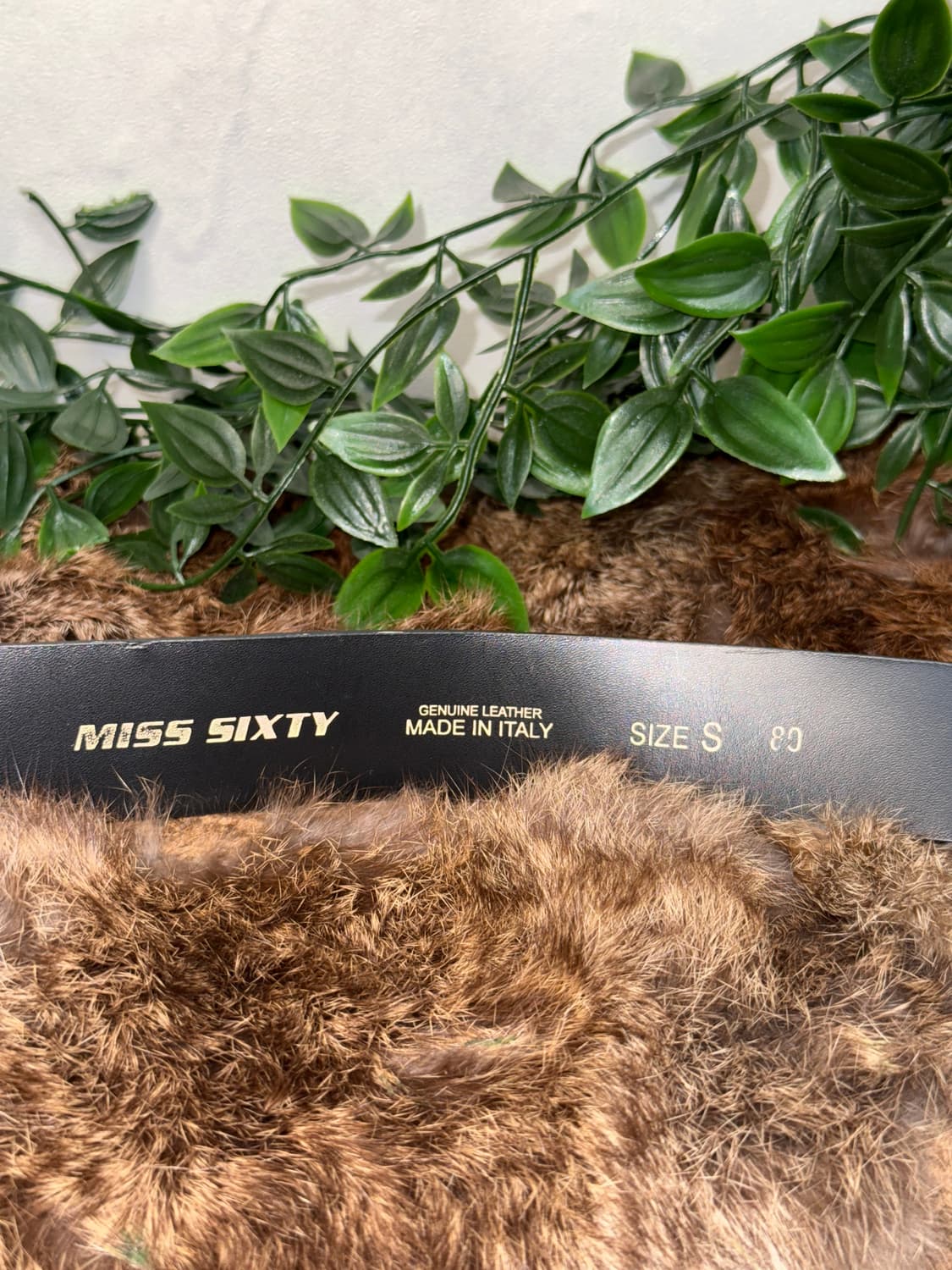 Miss Sixty navy python butterfly belt  상품이미지5