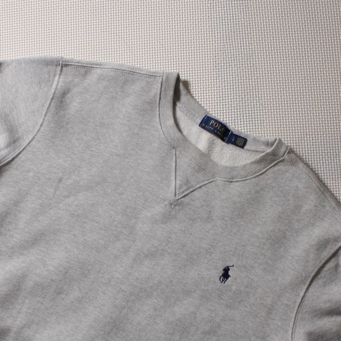 Polo 폴로 랄프로렌 기모 그레이 후드티 상품이미지2