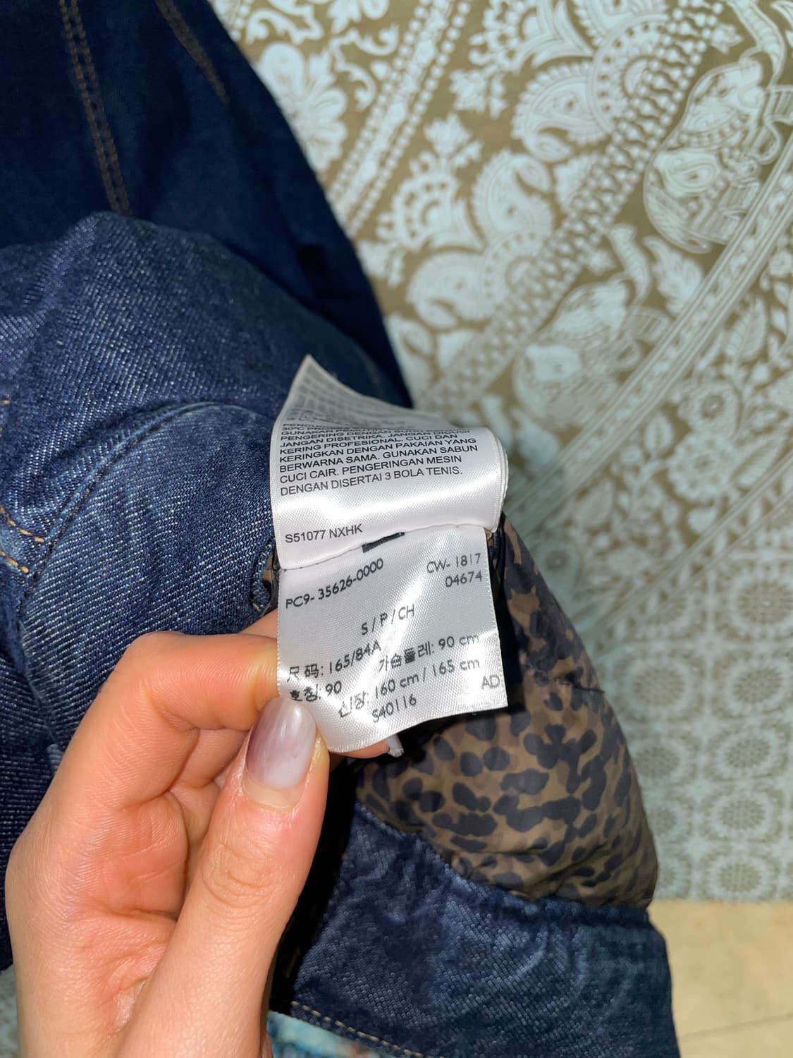 리바이스 구스다운 데님 패딩  상품이미지7