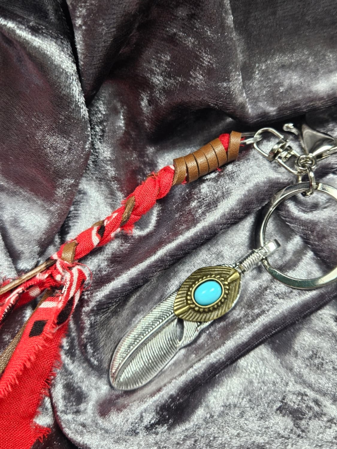 핸드메이드 커스텀 반다나 메탈패더 키링 ( OS ) / 11077 상품이미지5