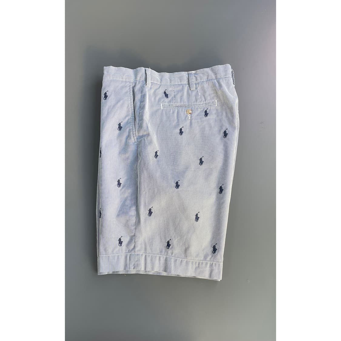 [36] 폴로 랄프로렌 자수로고 코튼 숏 팬츠 반바지 상품이미지1