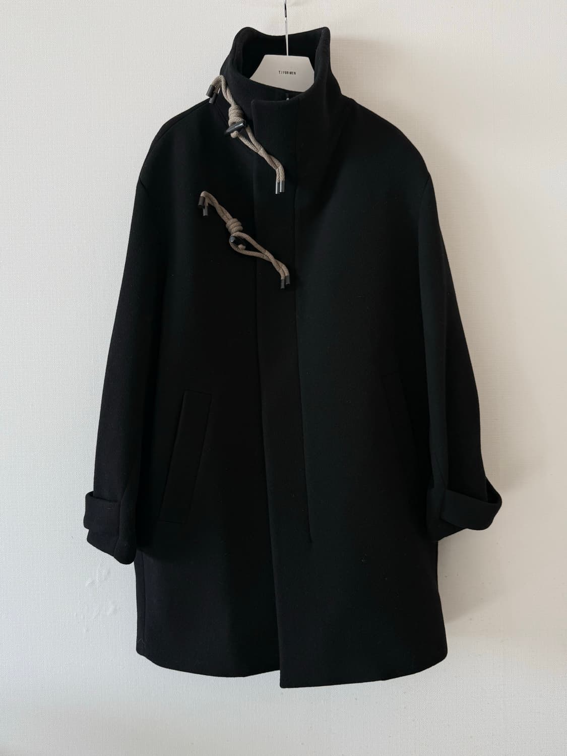 시스템옴므 캐시미어 하이넥 더플 코트 95 상품이미지2