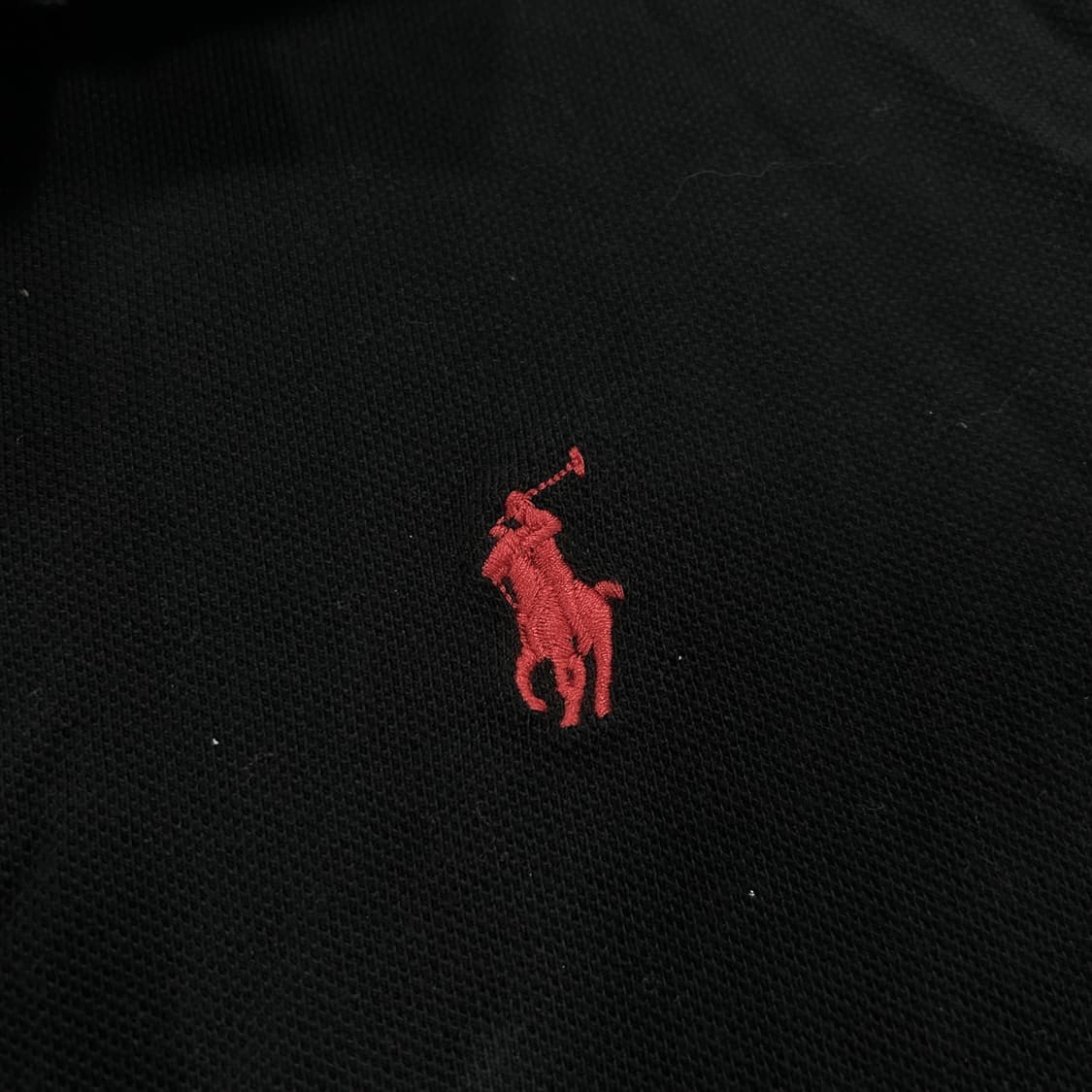 폴로 랄프로렌 블랙 반팔 카라티 L 상품이미지3