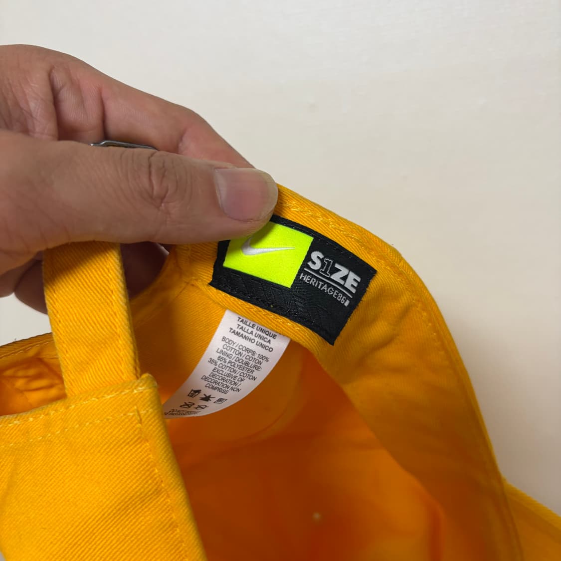 나이키 헤리티지86 퓨추라 워시드 켑 골드 모자  상품이미지7