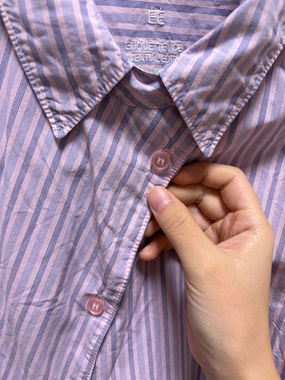 W) 누마레 스트라이프 셔츠 m 상품이미지6