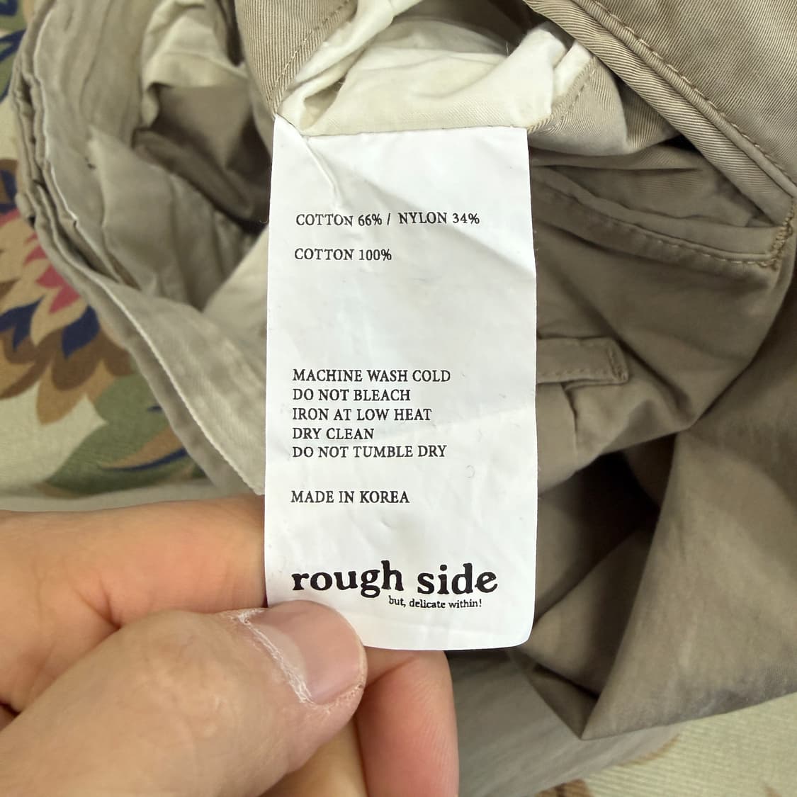 (3)러프사이드 roughside 치노팬츠(베이지) 상품이미지6