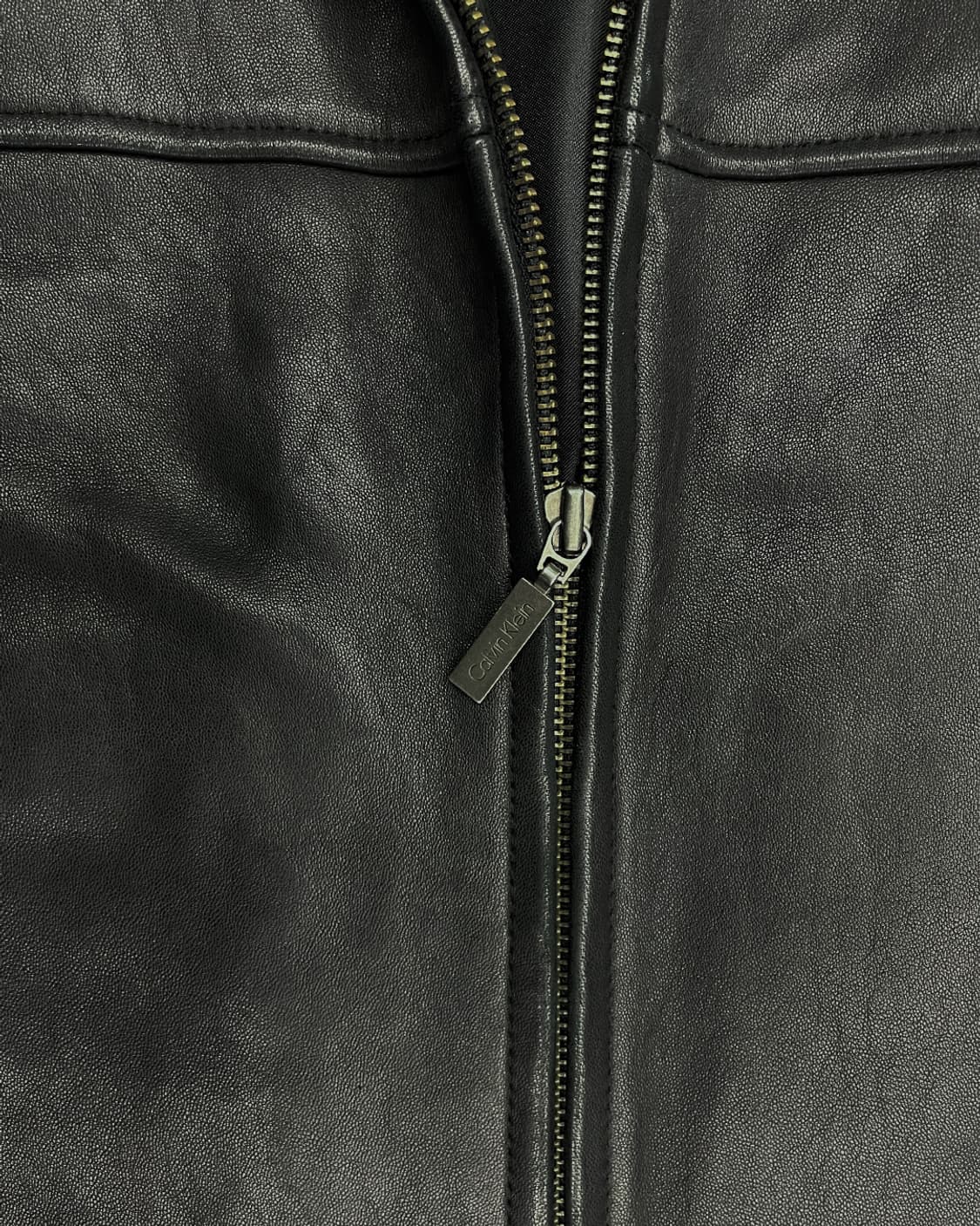 캘빈 클라인 클래식 레더 집업 자켓 상품이미지7