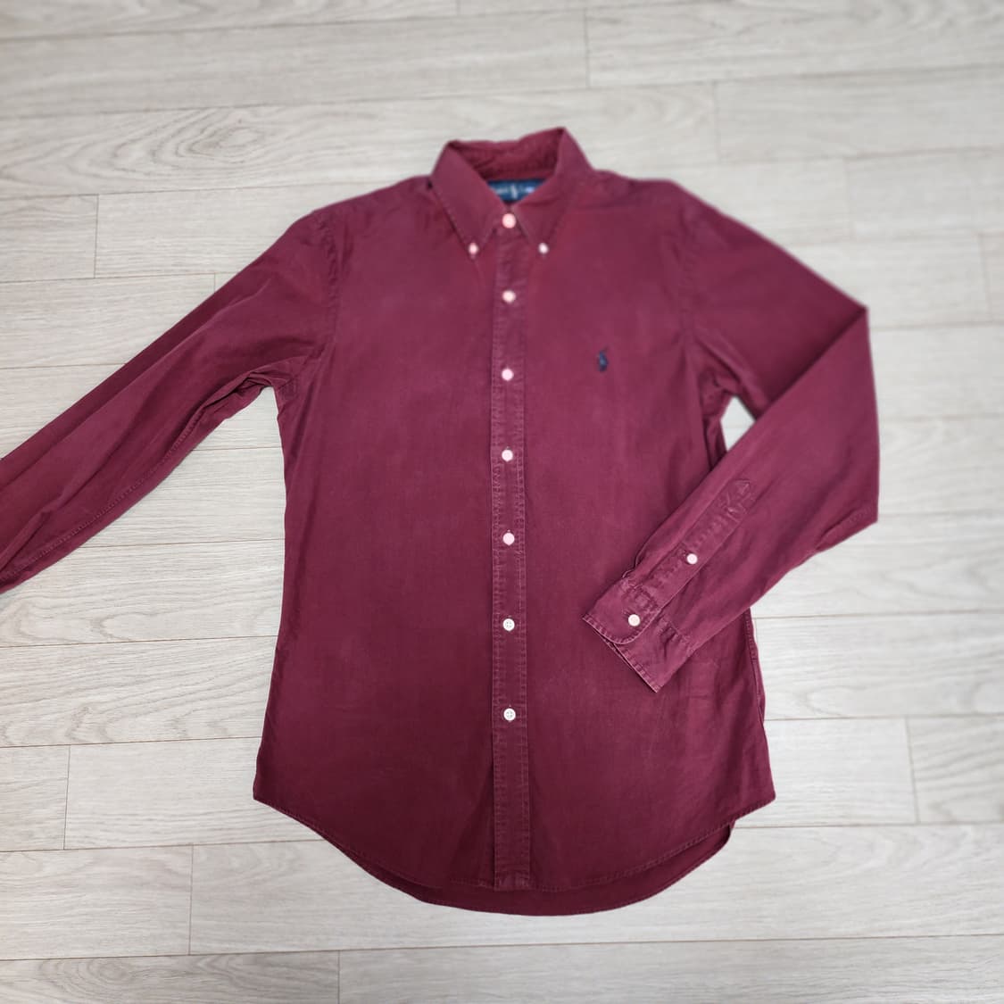 폴로 버건디 셔츠 상품이미지2