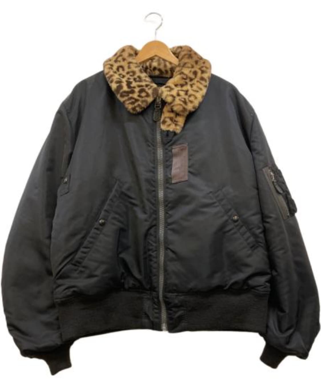 버즈릭슨 x ssz 레오파드 퍼 B-15D 항공 점퍼 상품이미지1