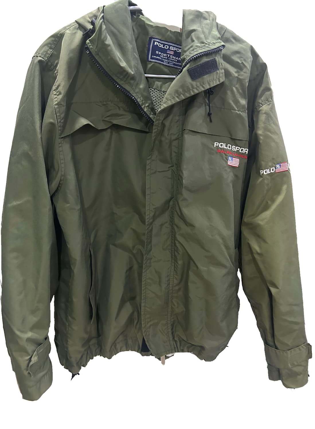 폴로 빈티지 바람막이 카키 상품이미지2