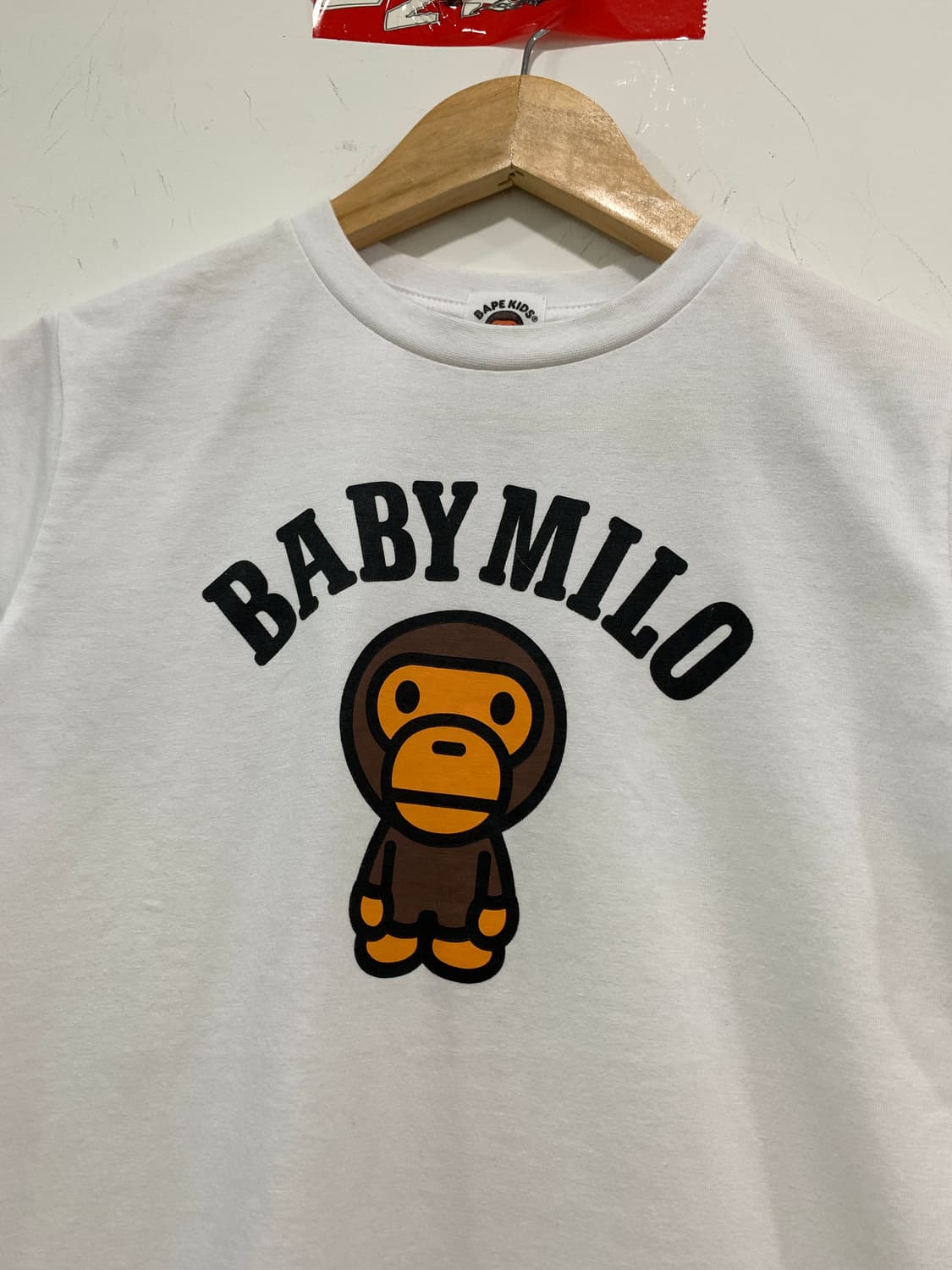 (빈티지)Bape kids 베이프 키즈 베이비마일로 반팔티셔츠 130 상품이미지6