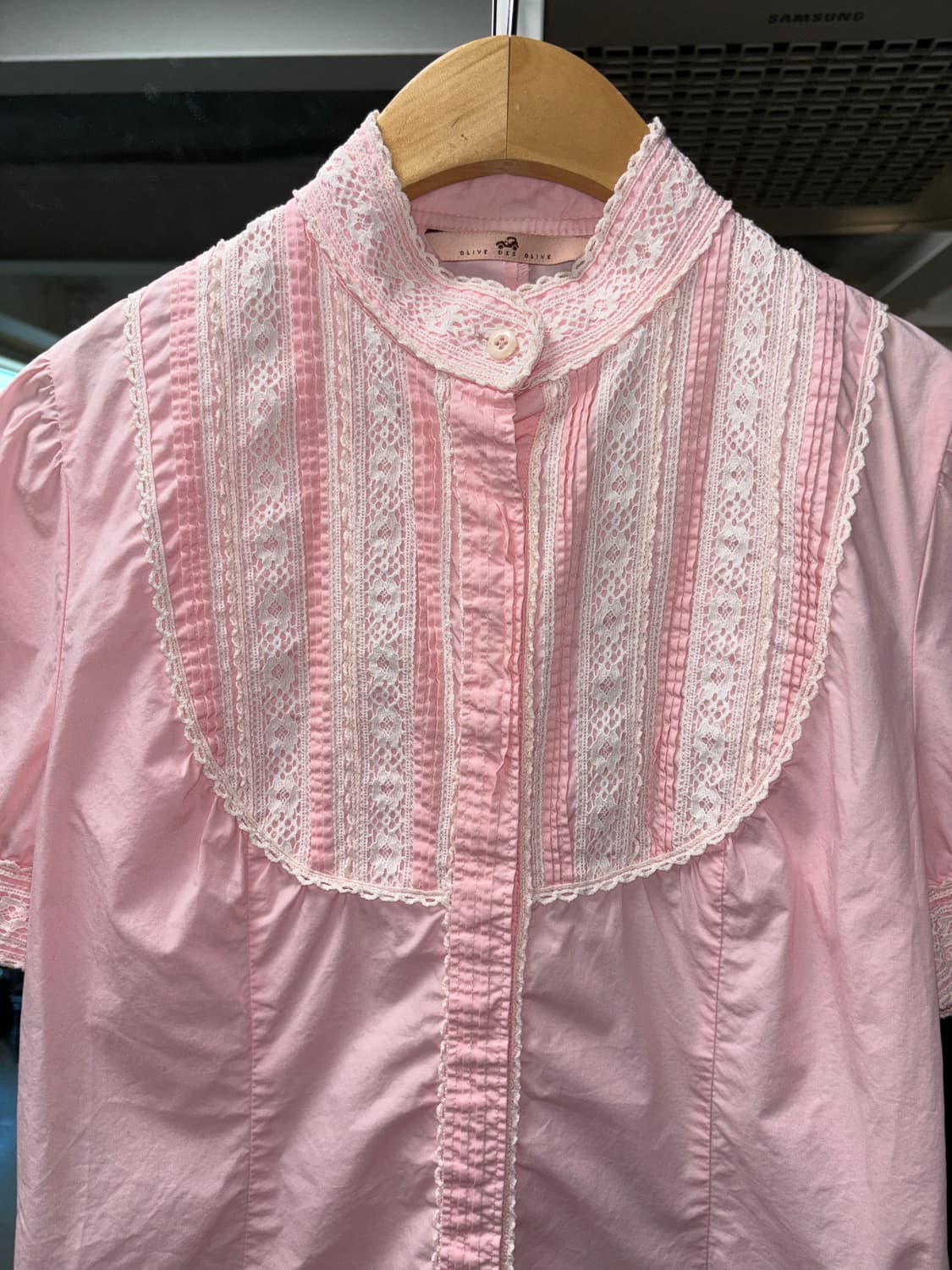 Olive des olive 핀턱 셔츠 상품이미지3