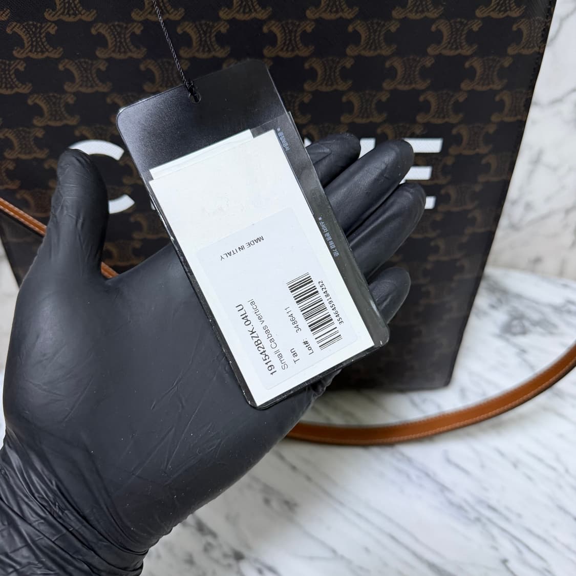 셀린느 트리옹프 캔버스 카바스 스몰 토트백 크로스백 상품이미지8