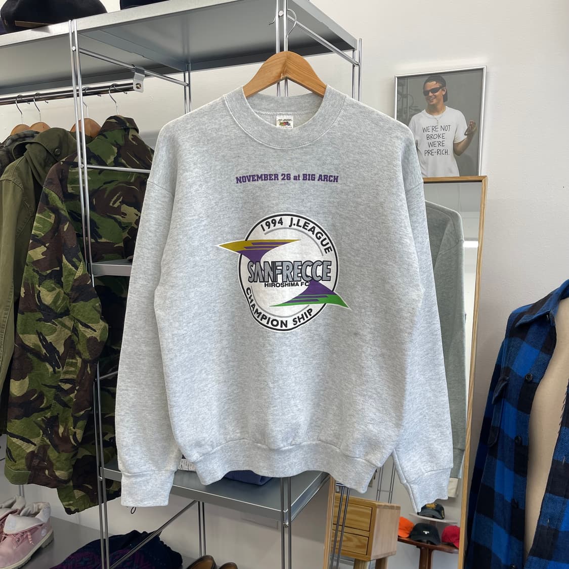 90s 프룻오브더룸 스웻셔츠 맨투맨 made in USA (L) 상품이미지1