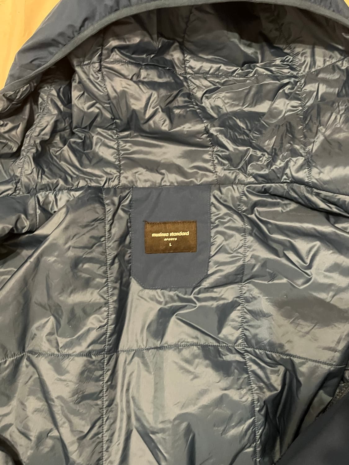 [L]무탠다드 코어 클래식 패딩 자켓 다크블루 상품이미지5