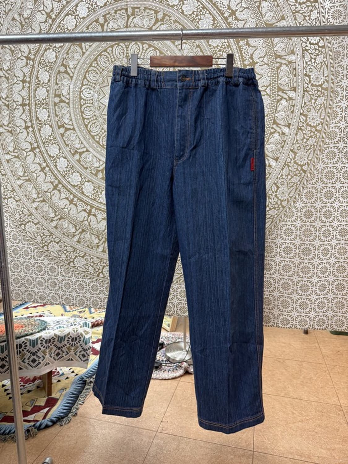 빈티지 밴딩 데님팬츠 상품이미지3