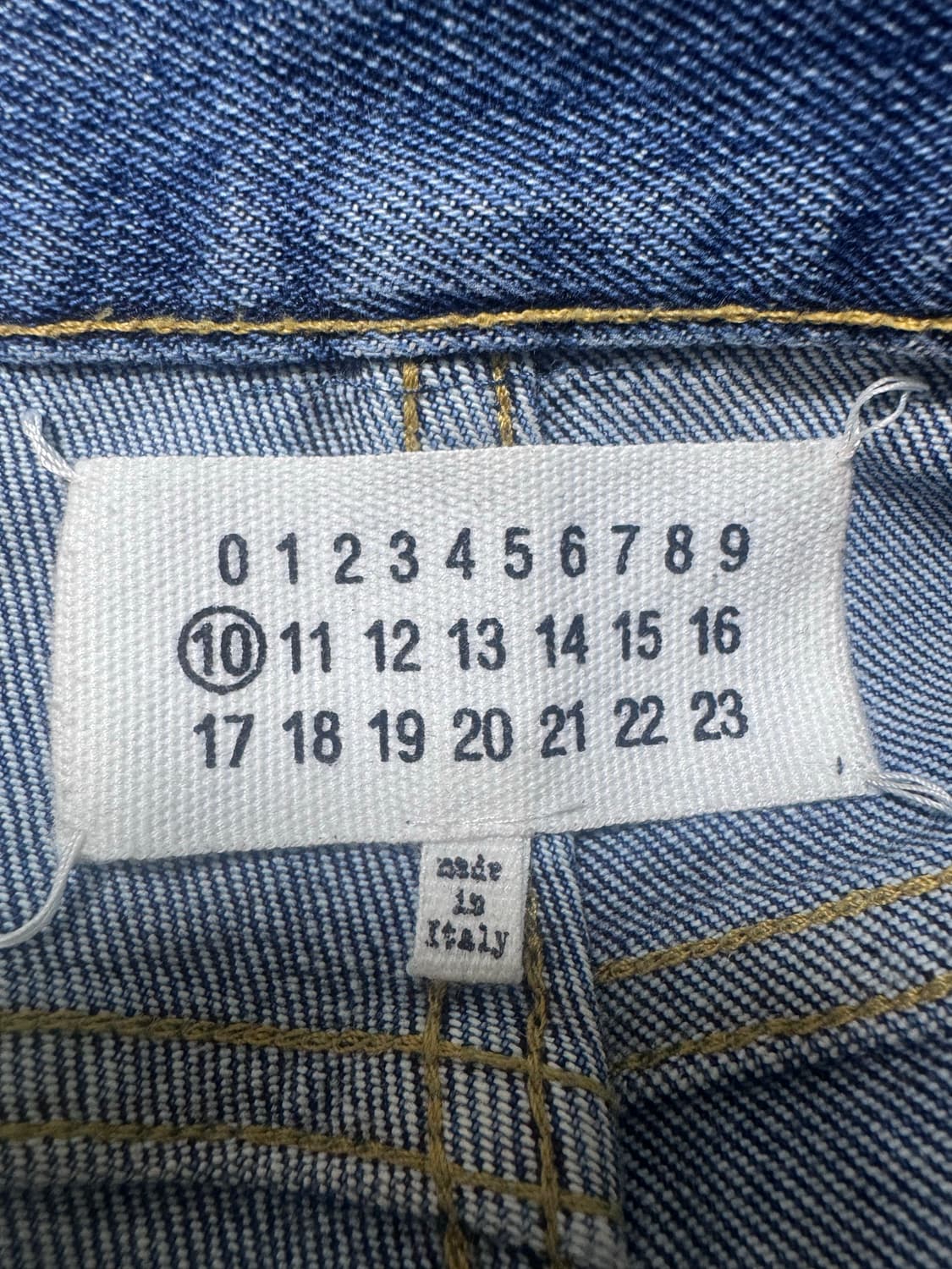 메종 마르지엘라 백스티치 데님 34 상품이미지2