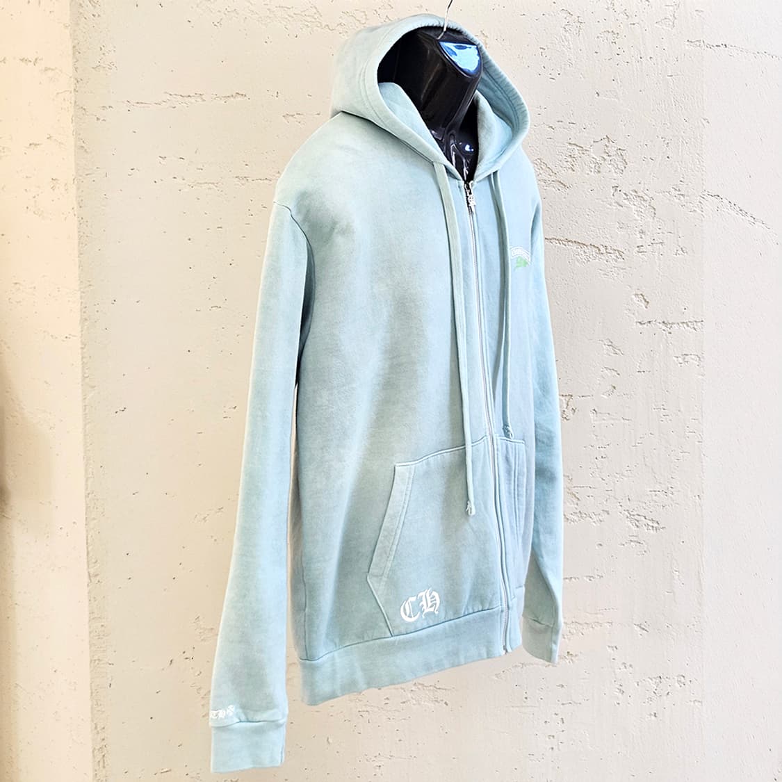 [M] 크롬하츠 세인트바스 한정판 후드집업 라이트블루 C0101C010 상품이미지2