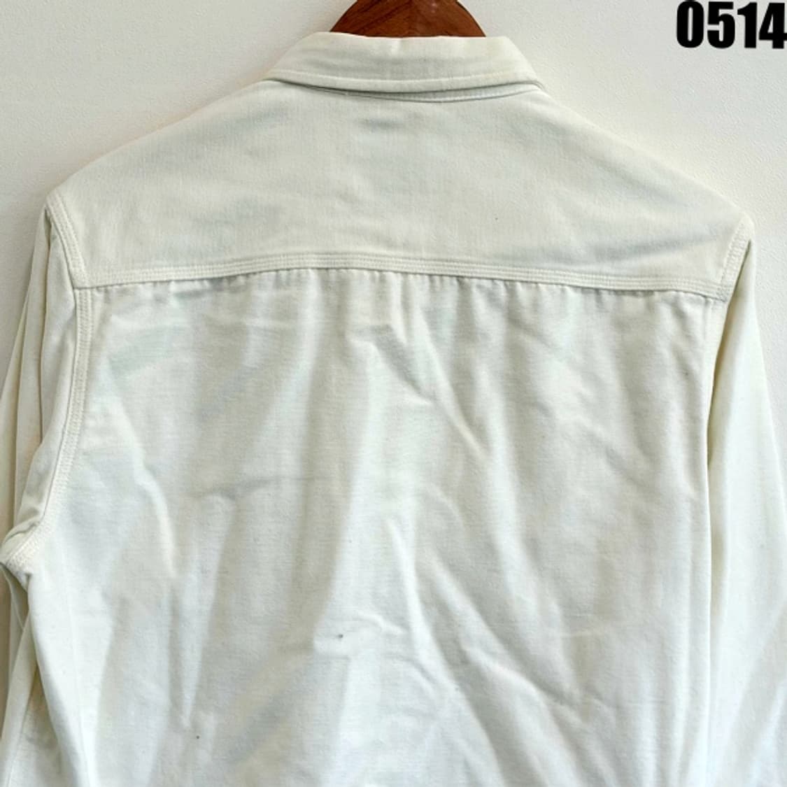 칼하트 화이트 캔버스 워크 셔츠 M 0514 상품이미지9