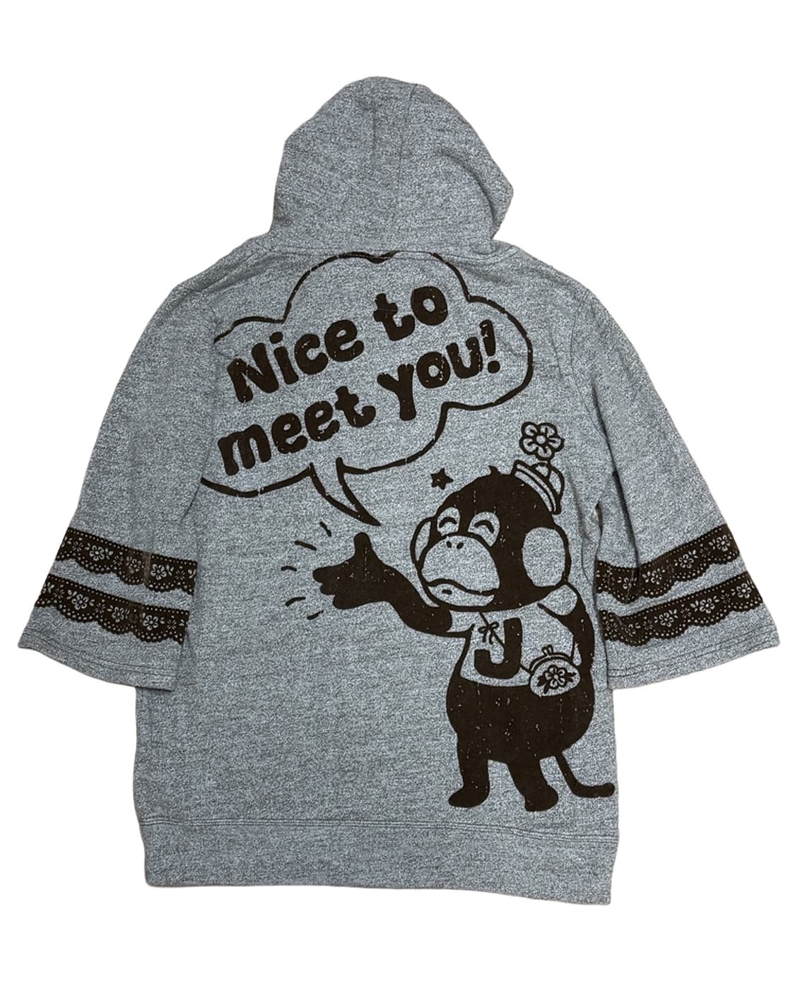 gluttons jennifer 그레이 후드집업 상품이미지1