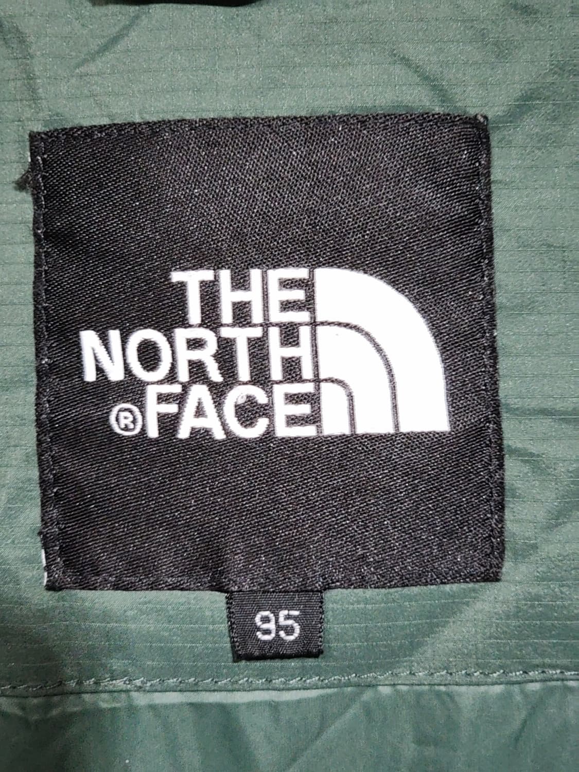 (L) 노스페이스 거위털 롱패딩 점퍼 카키 투톤 구스다운 패딩코트  상품이미지3