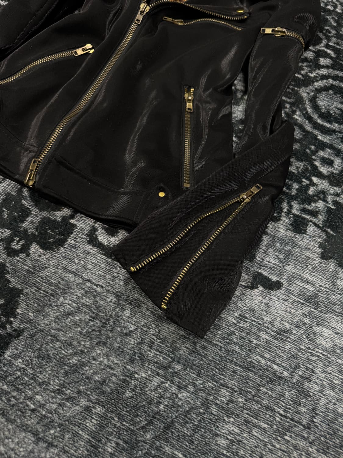 Vice fairy 00s archive satin rider jacke 상품이미지5